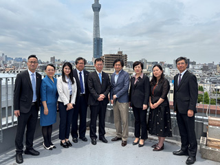 ‌上海对外经贸大学代表团访问千叶大学墨田校区，共促中日高等教育交流合作