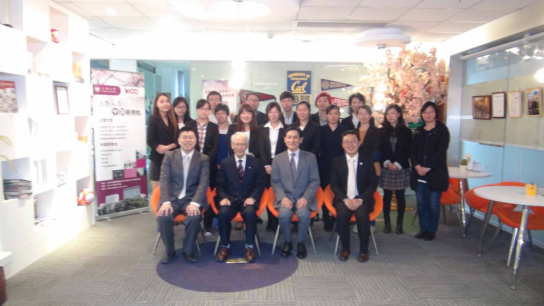 日本上智大学理事长高祖敏明一行访问我社