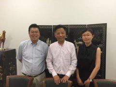 环球翔飞教育集团董事长李欣立一行拜访中国驻德使馆教育处公使衔参赞董琦教授